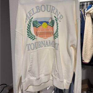 Abercrombie & Fitch Oversized Fleece Sweatshirt